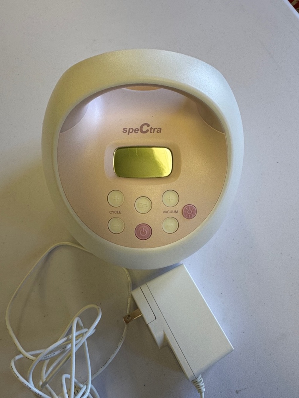 Spectra Electric Breast Pump - White & Pink